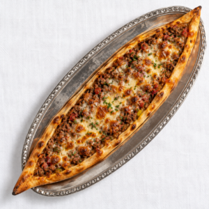 Kıymalı Kaşarlı Pide